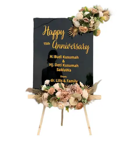 Papan Bunga Akrilik Nyapah