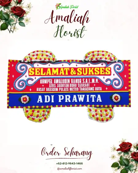 Papan Bunga Ucapan Selamat Nyapah